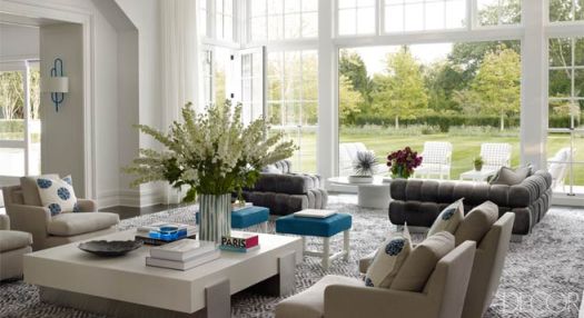 Via ELLE DECOR: Haynes Roberts Bridgehampton Home
